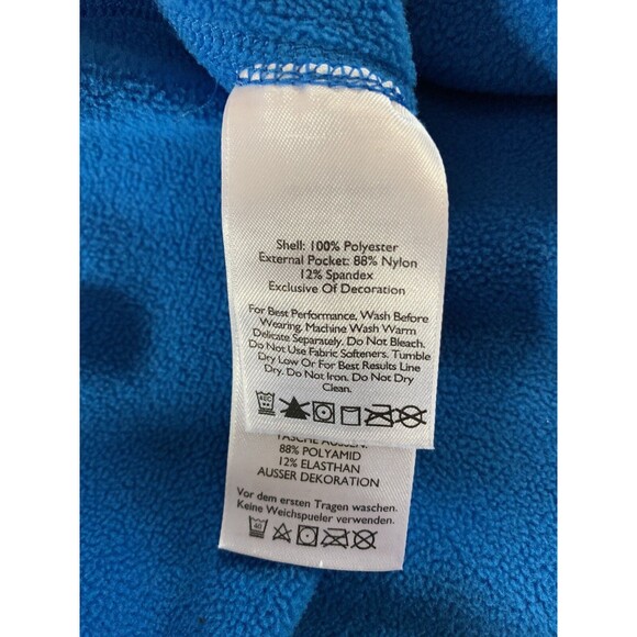 Eddie Bauer Jacket Mens 2XL Blue First Ascent 1/4 Zip Fleece Pullover Polartec - Picture 7 of 10
